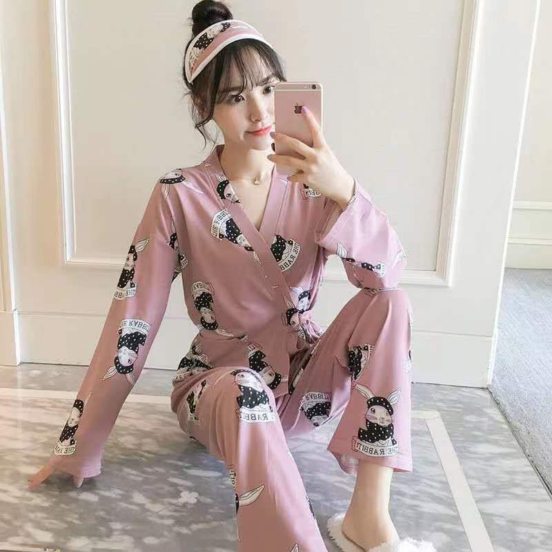 PIYAMA KIMONO SET PP LENGAN PANJANG CELANA PANJANG IMPOR