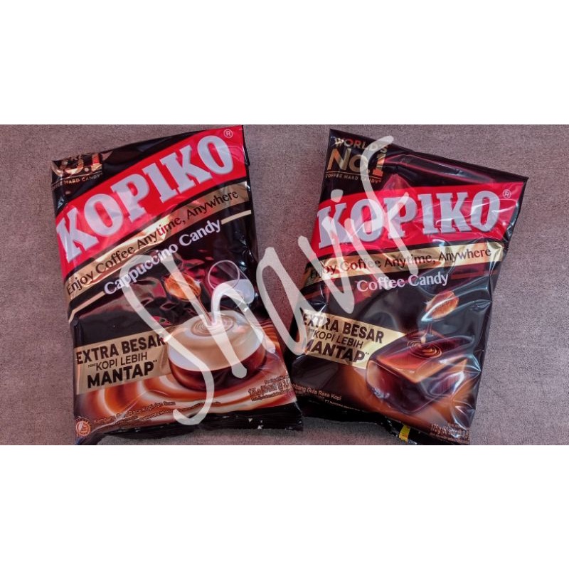 

(Bag) Permen Kopiko Coffee Shot Classic & Cappuccino Candy Kemasan Bag (50 x 3,5gram)