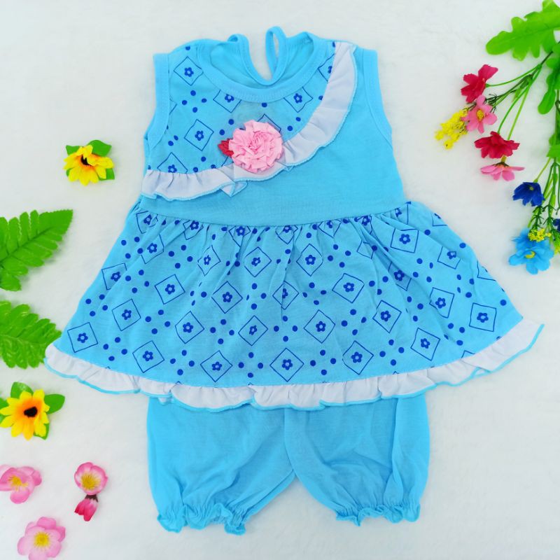 [Ss-7006] Setelan Bayi Perempuan New Born, Dress baby 0-9bulan, Setelan Anak, Pakaian Baby Perempuan