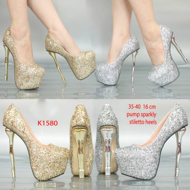 Pump stiletto heels 16cm