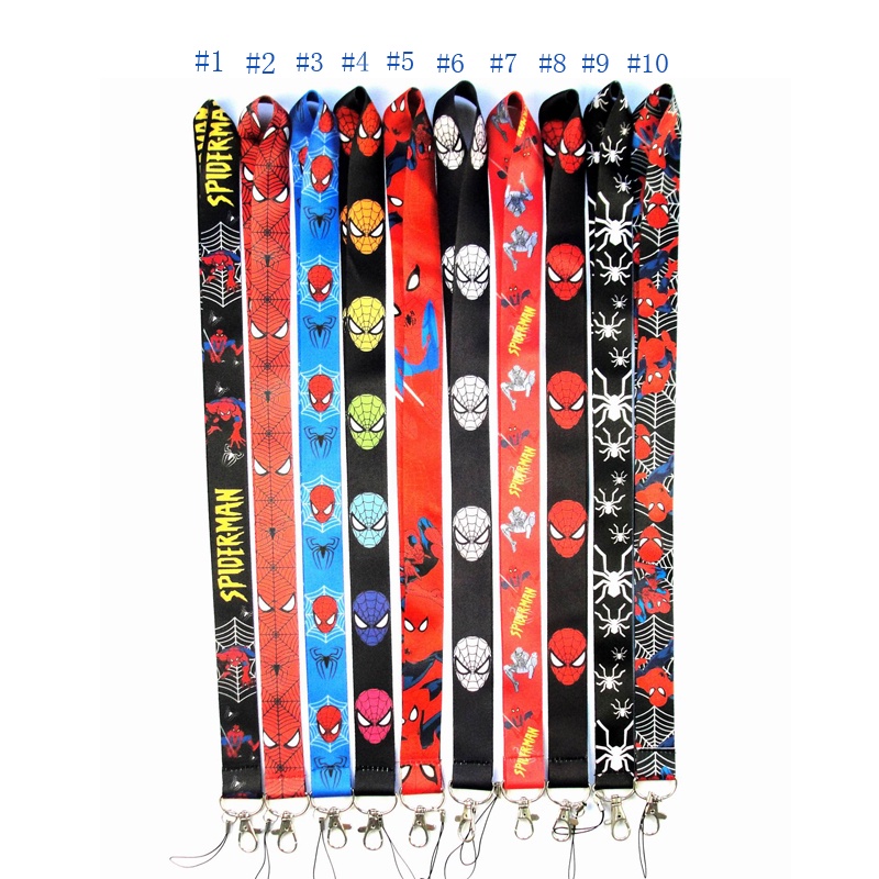 Tali Lanyard Leher Motif Kartun Anti Hilang Tahan Lama Untuk Kamera / Handphone