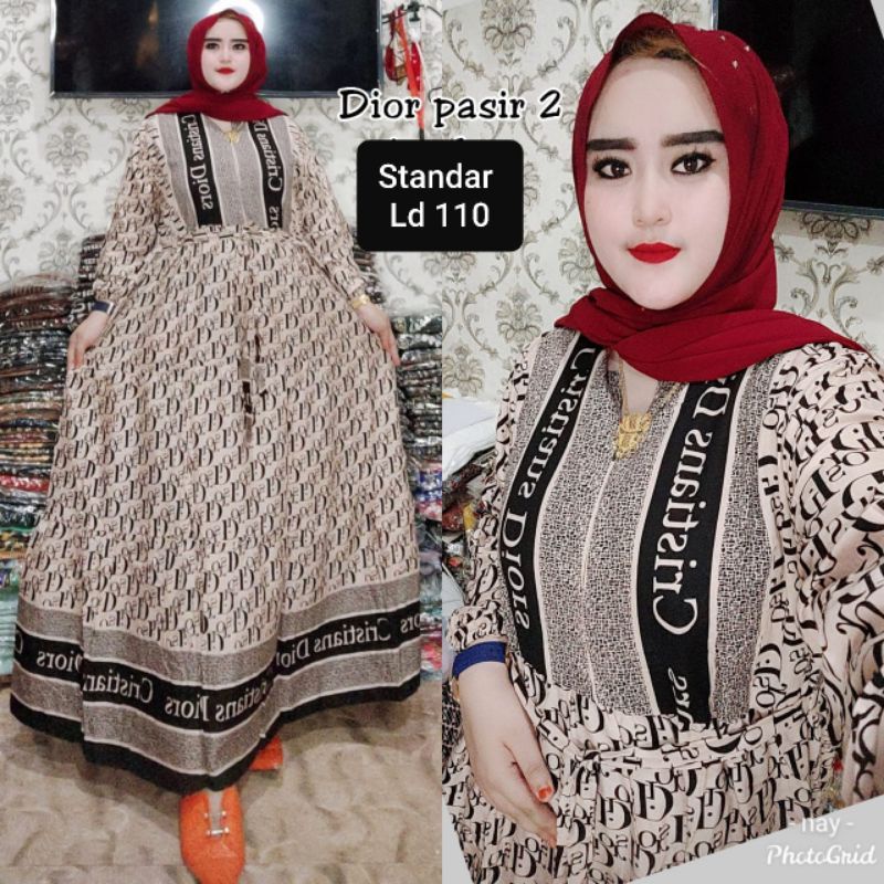 GAMIS DIORS PASIR KE 2 STANDAR &amp; JUMBO