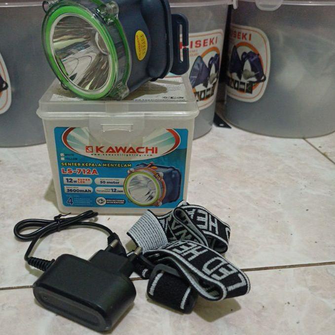 Best Seller ✅cod Senter kepala selam kawachi 40watt-LS-740A cahaya putih-kuning senter selam kawachi