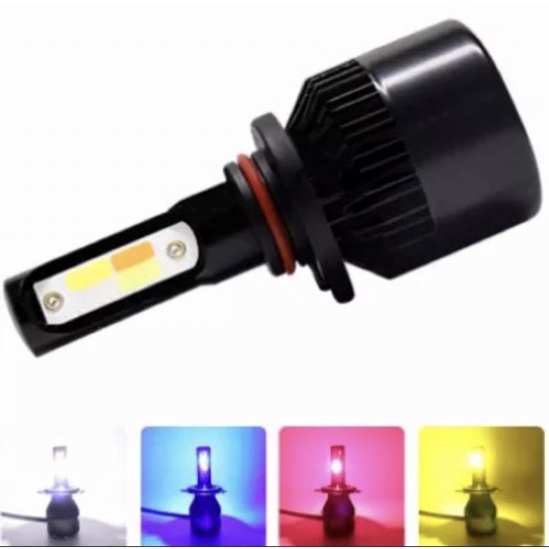 Lampu Led Mobil Foglamp Led Mobil H8 H9 H11 4 Warna Fitur Kedip