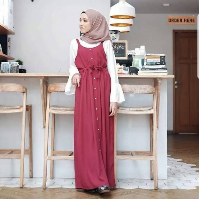 Clara Set 2 in 1 | Dress Wanita | Baju Muslim