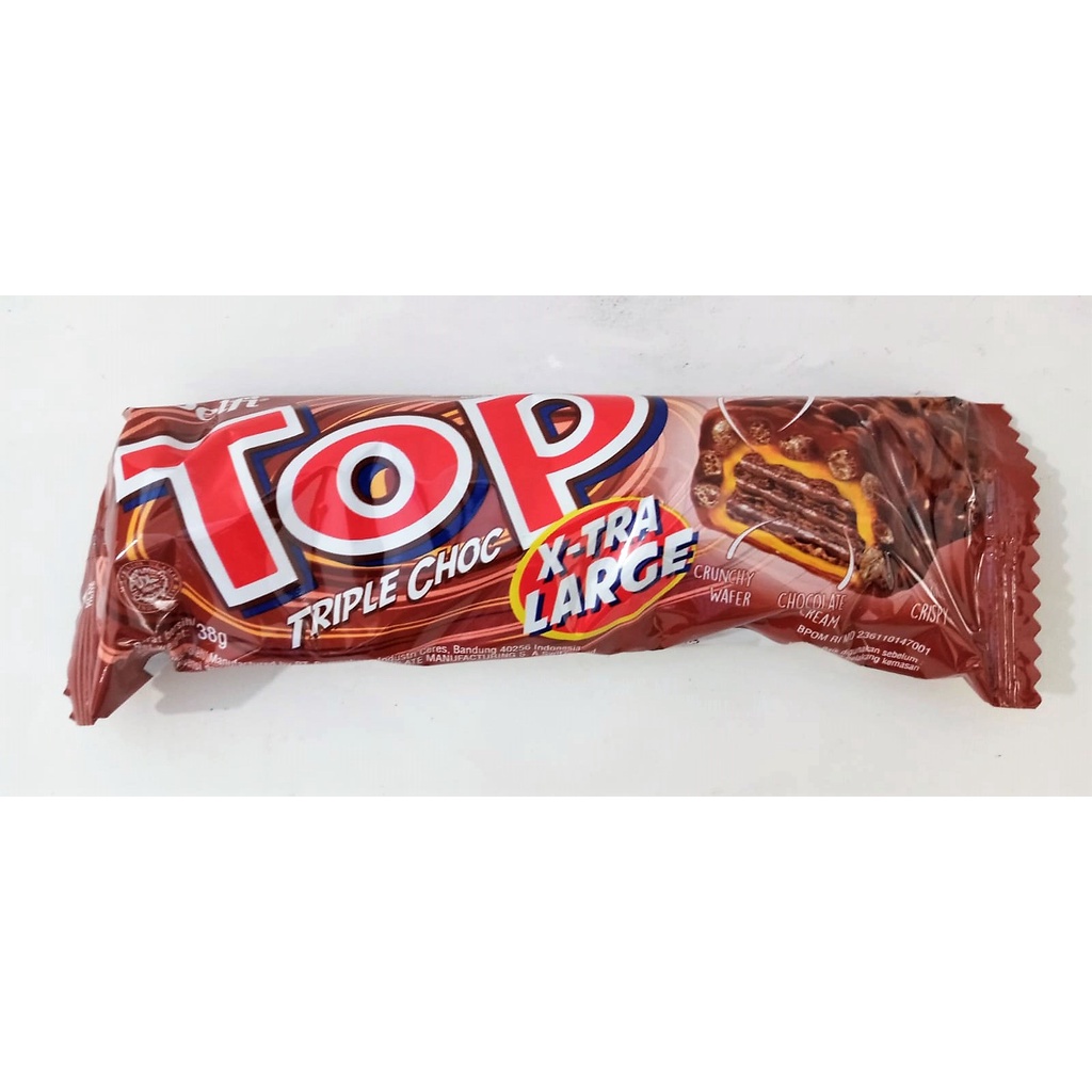 

DELFI TOP X-TRA LARGE TRIPLE CHOCOLATE 38 GR / WAFER COKELAT DAN CARAMEL