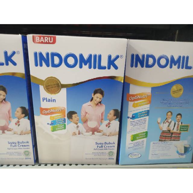 

INDOMILK SUSU FULL CREAM PLAIN 800GR