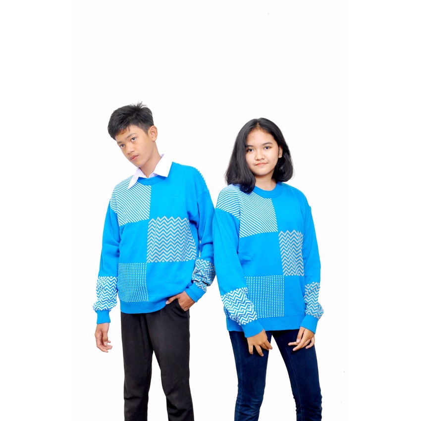KALILA - ADRIENNEE Sweater Rajut Premium Wanita &amp; Pria | Atasan Rajut Komputer Wanita
