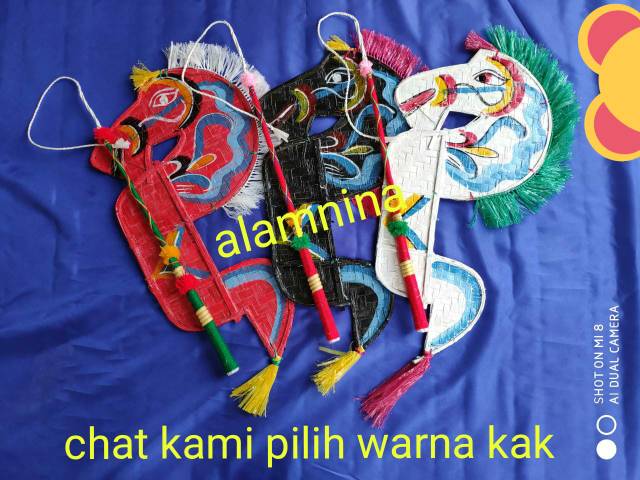 Kuda lumping jaranan 55cm dan cambuk