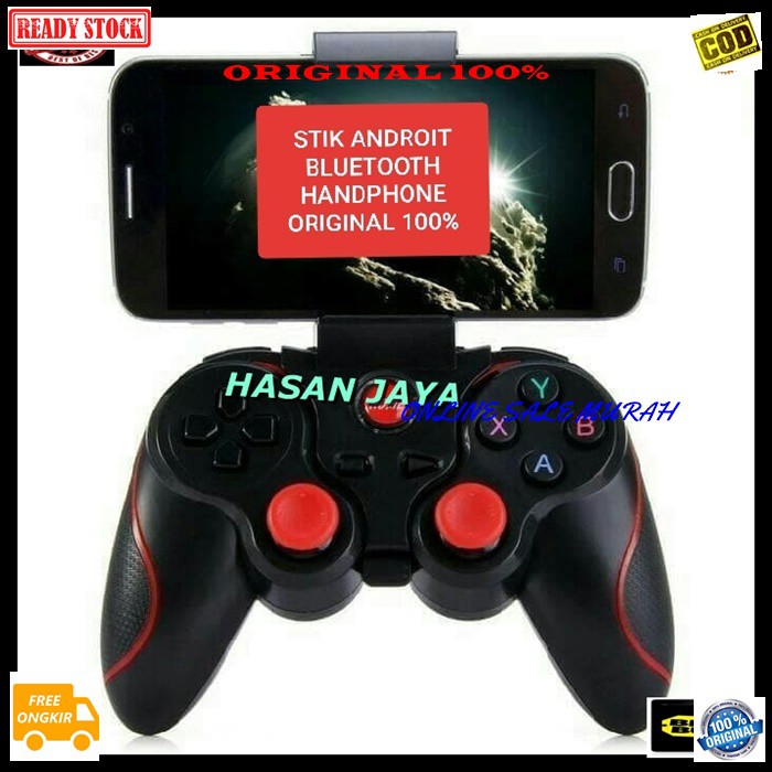 G268 Gamepad Stik Bluetooth online gaming stick HP game setik handphone androit ios joystik bluetoot bluetot wireless wireles gamer baterai cas laptop pc komputer cpu setik offline mulitfungsi universal G268   BISA SEGALA JENIS HP. TV BOX. KOMPUT