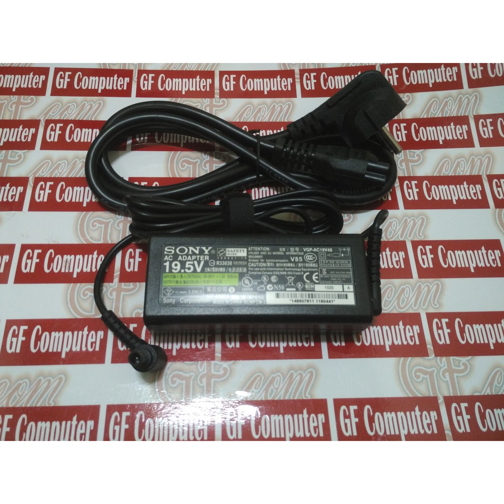 Original Adaptor Sony 19.5v 3.3a For Sony Vaio VPCCW Series VPCCW1SGX/U VPCCW1TFX/B VPCCW1TFX/P