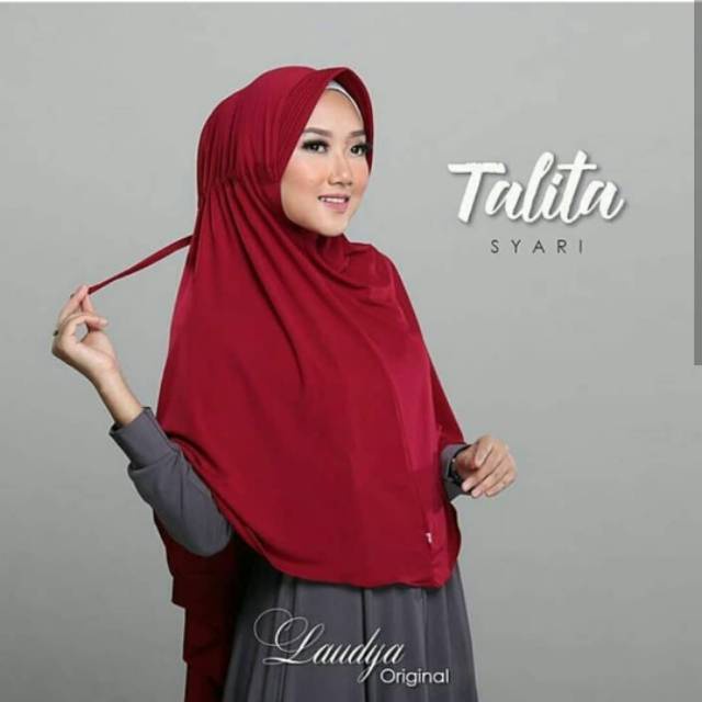 (COD) Jilbab Serut Jumbo Polos Jersey || Jilbab Instan Serut Polos Jumbo Jersi Hijab Instan Serut Talita