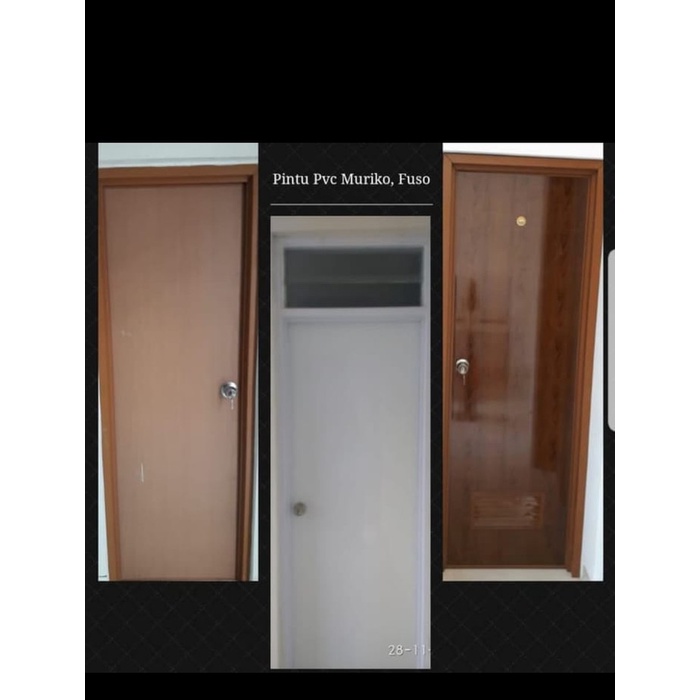 Pintu Pvc Kamar Mandi Muriko Putih Rp472 000