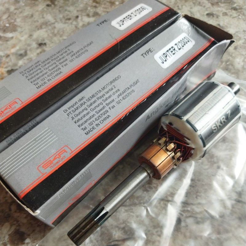 Rotor angker dinamo stater Jupiter Z