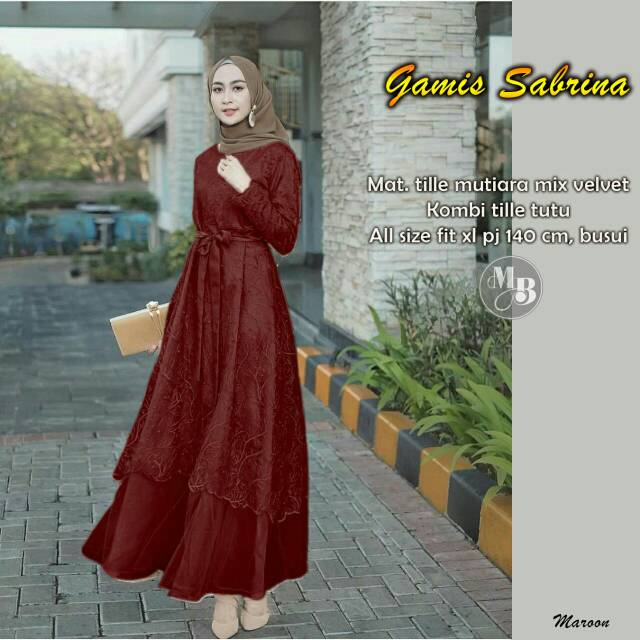 DRESS GAMIS SABRINA MAXY