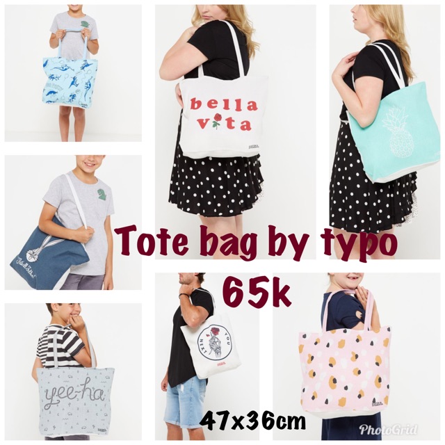 Big tote bag by typo