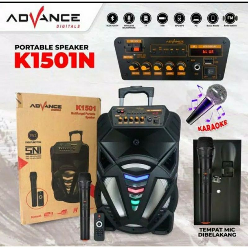 ADVANCE K1501N speaker meeting bluetooth advance new 15 INCH