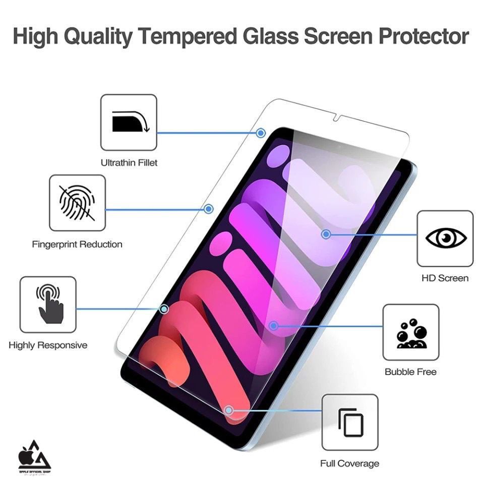 Tempered Glass iPad Mini 6 8.3 Inch 2021 Screen Guard Protector Anti Gores Kaca APPLE iPad Film Nano