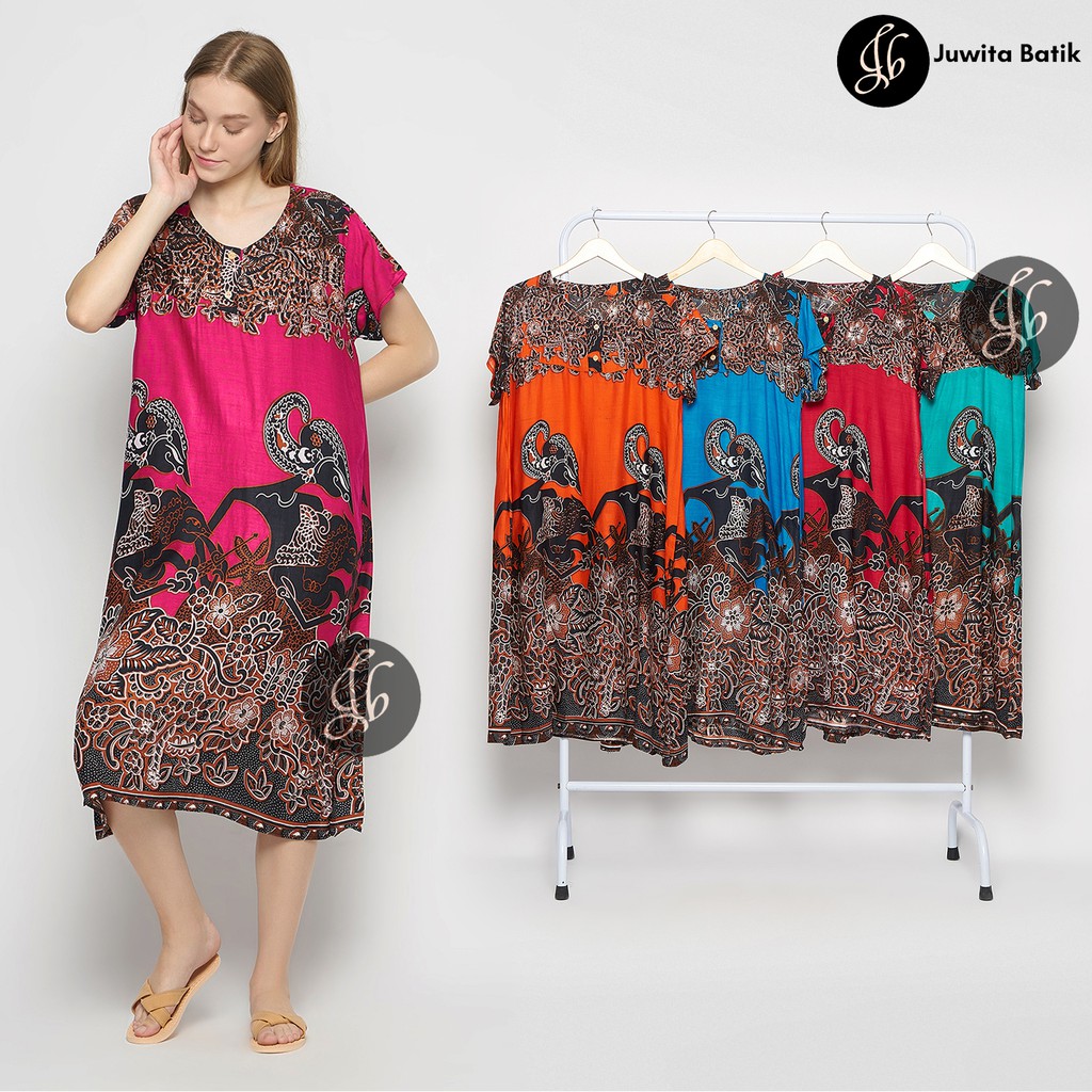 Juwita Batik Store - Daster Payung Jumbo Wayang Terlaris Best Seller