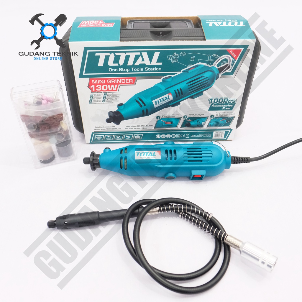 Mini Grinder TOTAL TG501032 / Bor Tuner TG 501032 / Gerinda Mini Tuner TG-501032 TOTAL