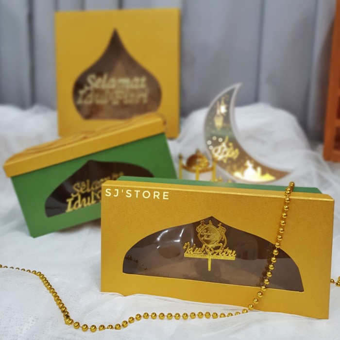 

Box hampers lebaran idul fitri tempat kue kering kubah - S