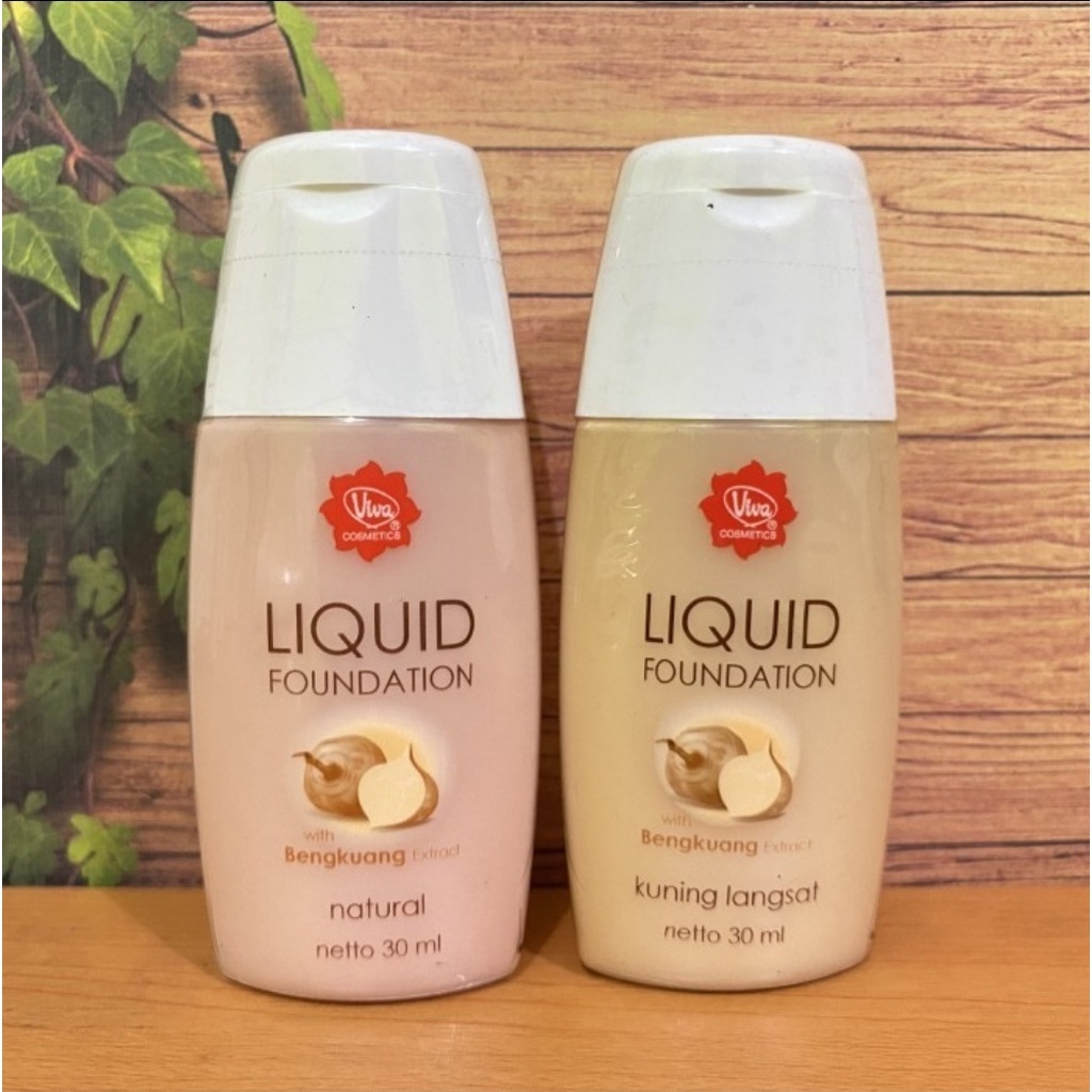 Viva Liquid Foundation White Bengkuang Alas Bedak