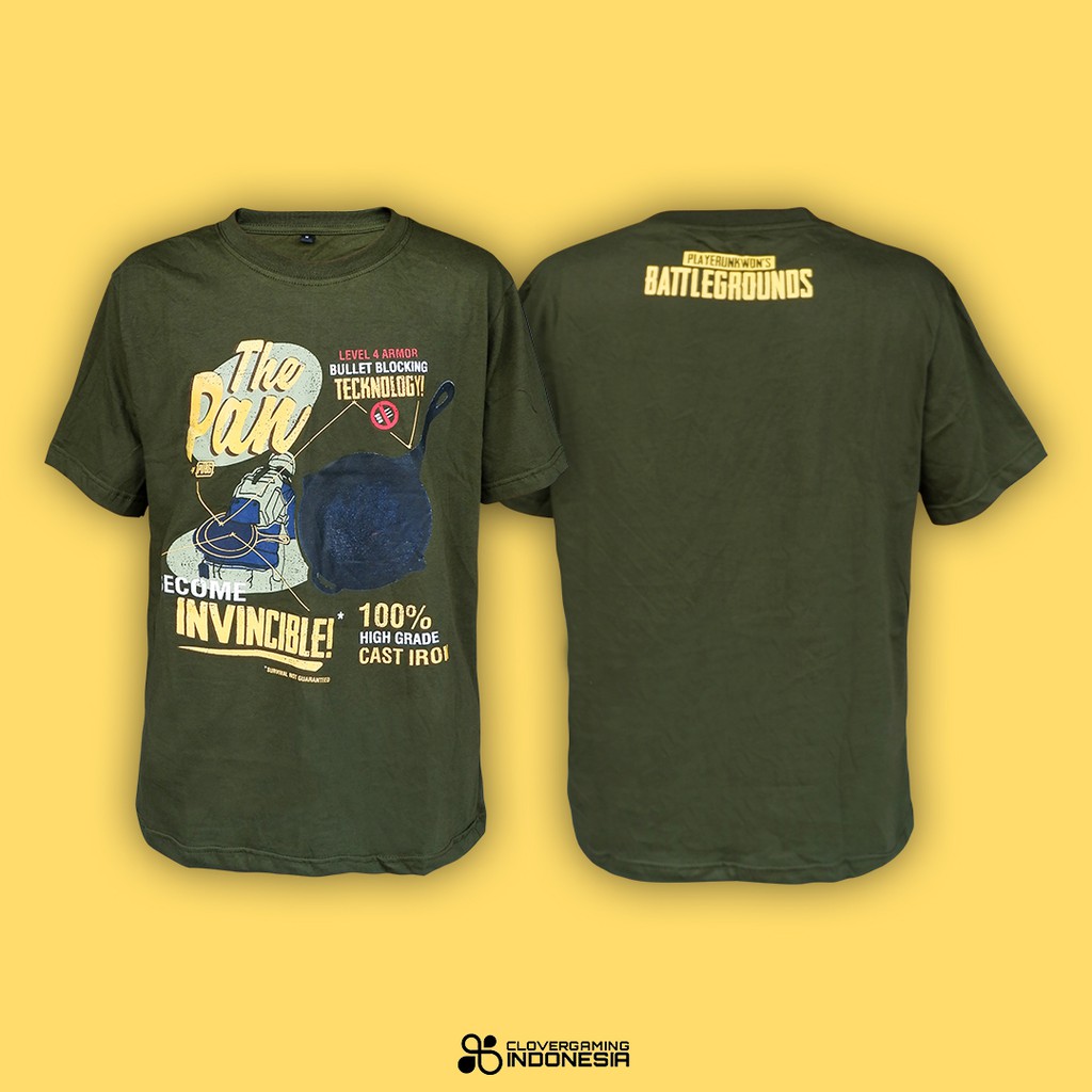 Kaos PUBG The Pan - Baju Player Battle Unknown Gaming Apparel