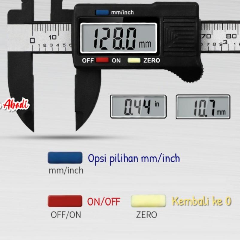 

Best! Jangka Sorong / Carbon Fiber Composites Digital Sigmat Caliper ,.