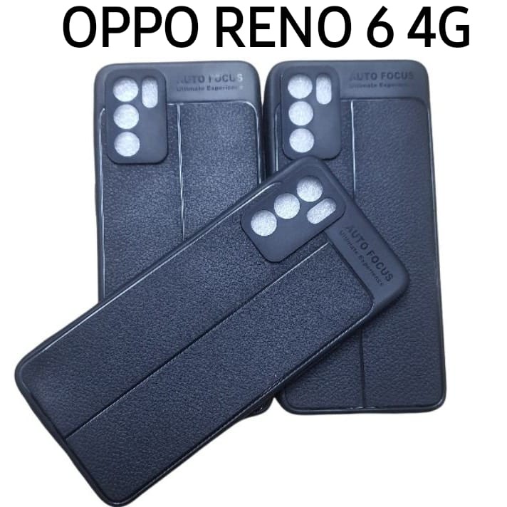 Auto Focus Oppo Reno 6 4G Infinix Note 10 Pro Leather Soft Case AUTOFOCUS Motif Kulit Jeruk