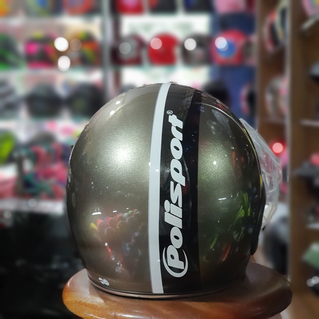 HELM MVSTAR POLISPORT INTERCOM ORIGINAL SUDAH SNI-1