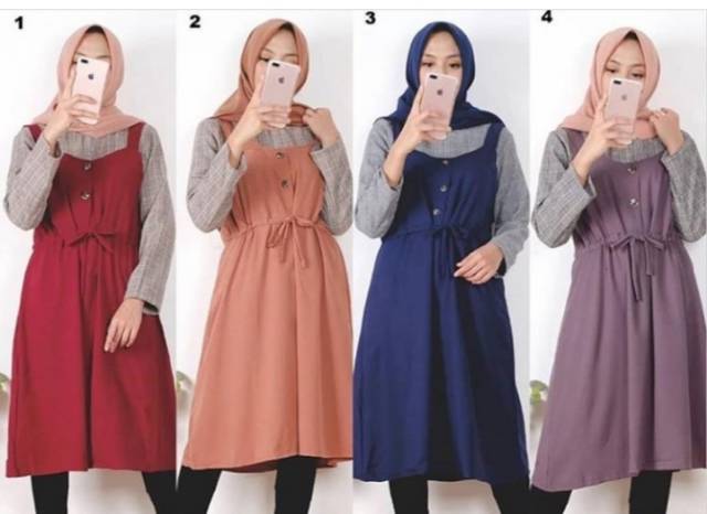 MEA Overall Tunik / Overall Serut MEA Tunic TERMURAH