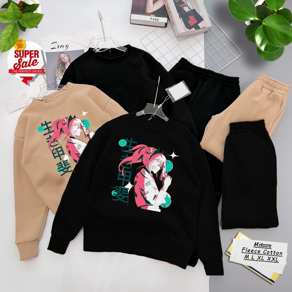 Zero Two Gun Sweater  Korea Style Unisex | Dhea Fashion