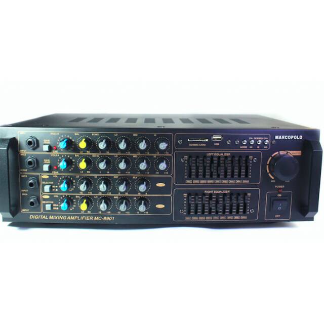 Amplifier profesional karaoke digital mixing + Bluetooth  MARCOPOLO MC-8901