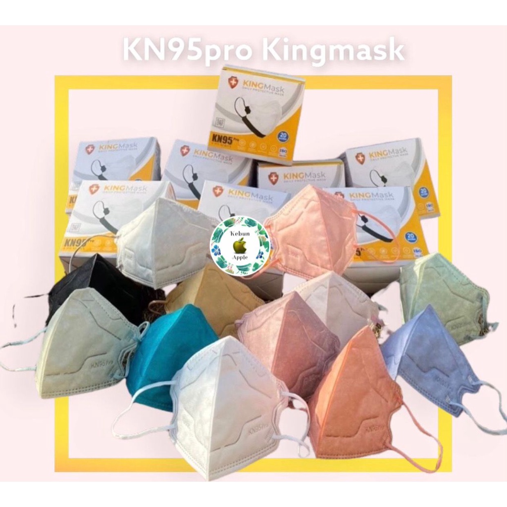 Masker KN95 KINGMASK 6PLY PRO isi 20 PCS Original