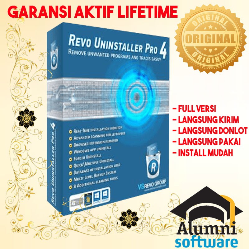 [FULL VERSION] Revo Uninstaller Pro - File Eraser - GARANSI AKTIVASI