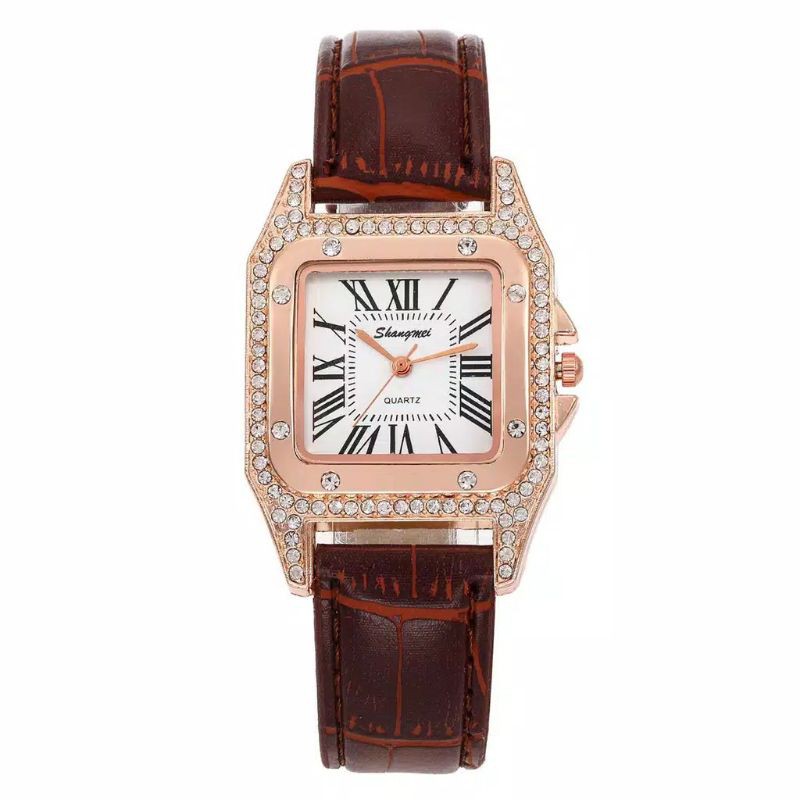 JY J007 JAM TANGAN FASHION DIAMOND PETAK JAM TANGAN WANITA IMPORT BATAM J07