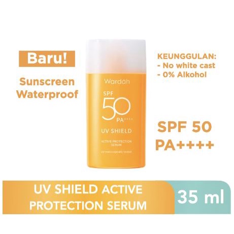 ☘️Yuri Kosmetik☘️ Wardah UV Shield Active Protection Serum SPF50 PA++++
