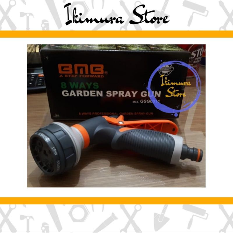 Semprotan Taman 8 Pattern BMB 8 Ways Garden Spray Gun