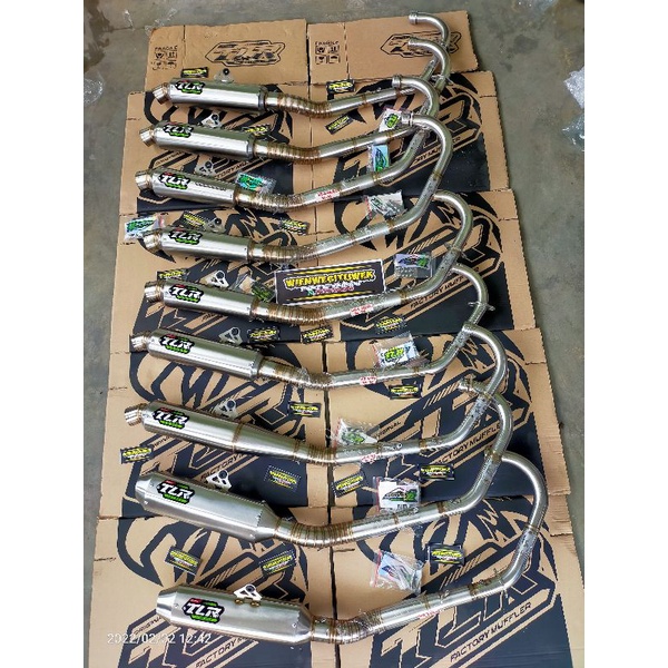 Knalpot TLR Original Bulat Kompetisi Pnp Cb GL Mp Tiger