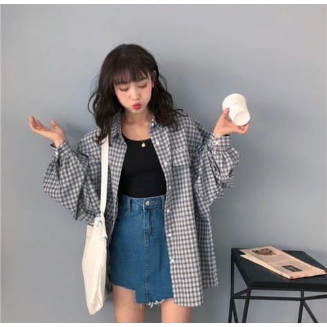 Golin Oversize Shirt | Baju Wanita Terbaru