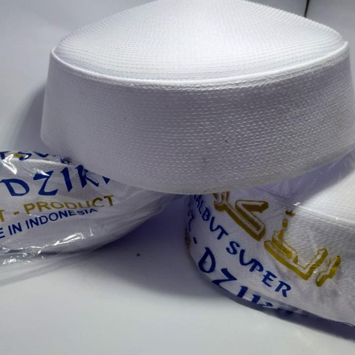 Peci Putih Batok Habib Bahar Merk adzikro –BTG.08Ap22ᵀ