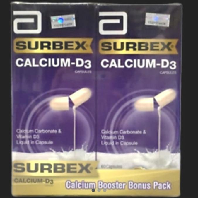 Surbex Calcium D3 Twinpack ( 60 tablet x 2 ) ..