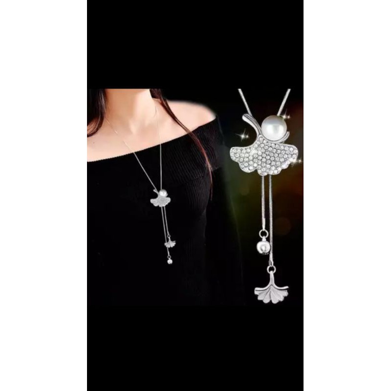 import kalung fashion bentuk lotus/fashion necklace lotus