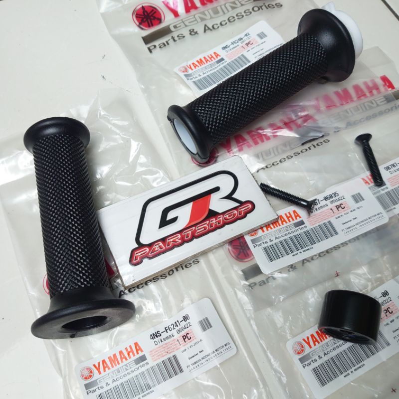 hand grip jalu + baut set f1zr ori ygp fizr fiz f1z r karet handgrip handfat hanfat bar end