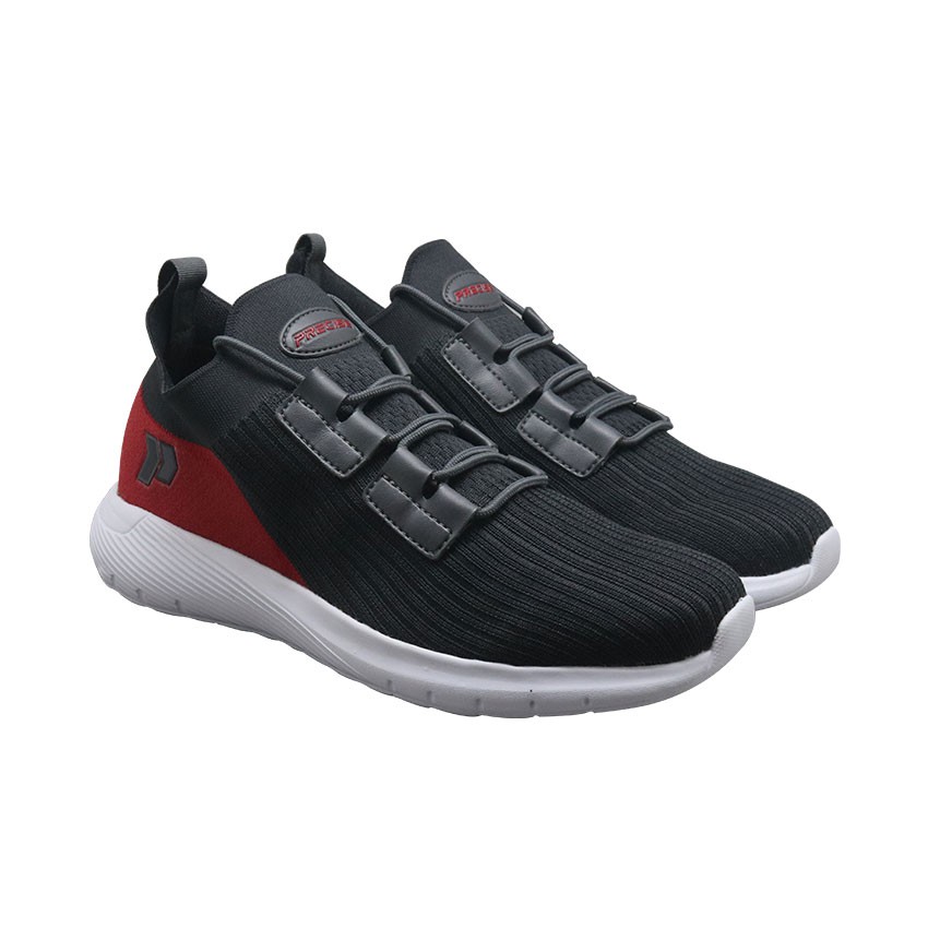 Precise Phantom M Sepatu Pria - D.Grey/Red