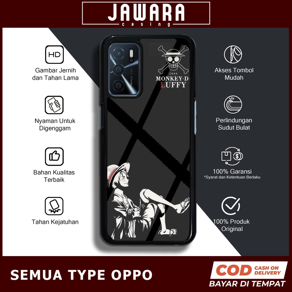 Case Oppo A16 Case Hp Oppo A16 Premium Glossy Jawara Casing [OP01] Casing Hp Oppo A16 Aesthetic Kesing Hp Karakter Anime Cassing Hp Motif Lucu Hardcase Oppo Softcase Oppo Silikon Hp Terbaru