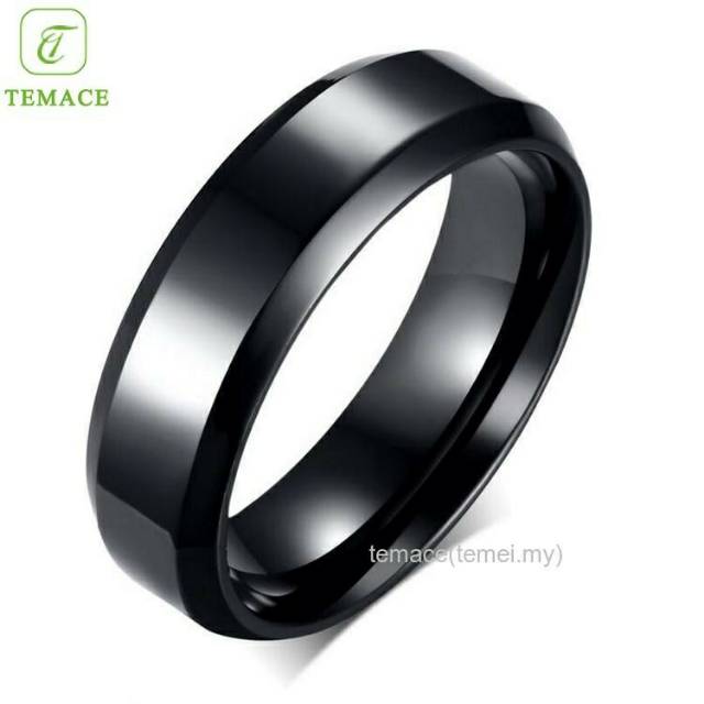 Cincin pria wanita pasiran hitam