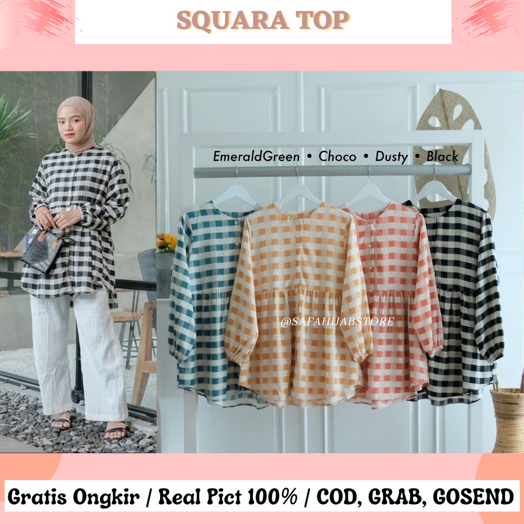 SQUARA TOP / ATASAN KERJA / BLOUSE