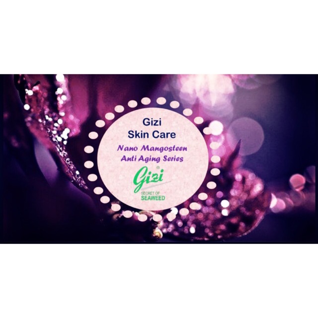 Gizi nano series 3in1 mangosteen anti aging cream / Gizi super cream / pencerah wajah dan anti aging