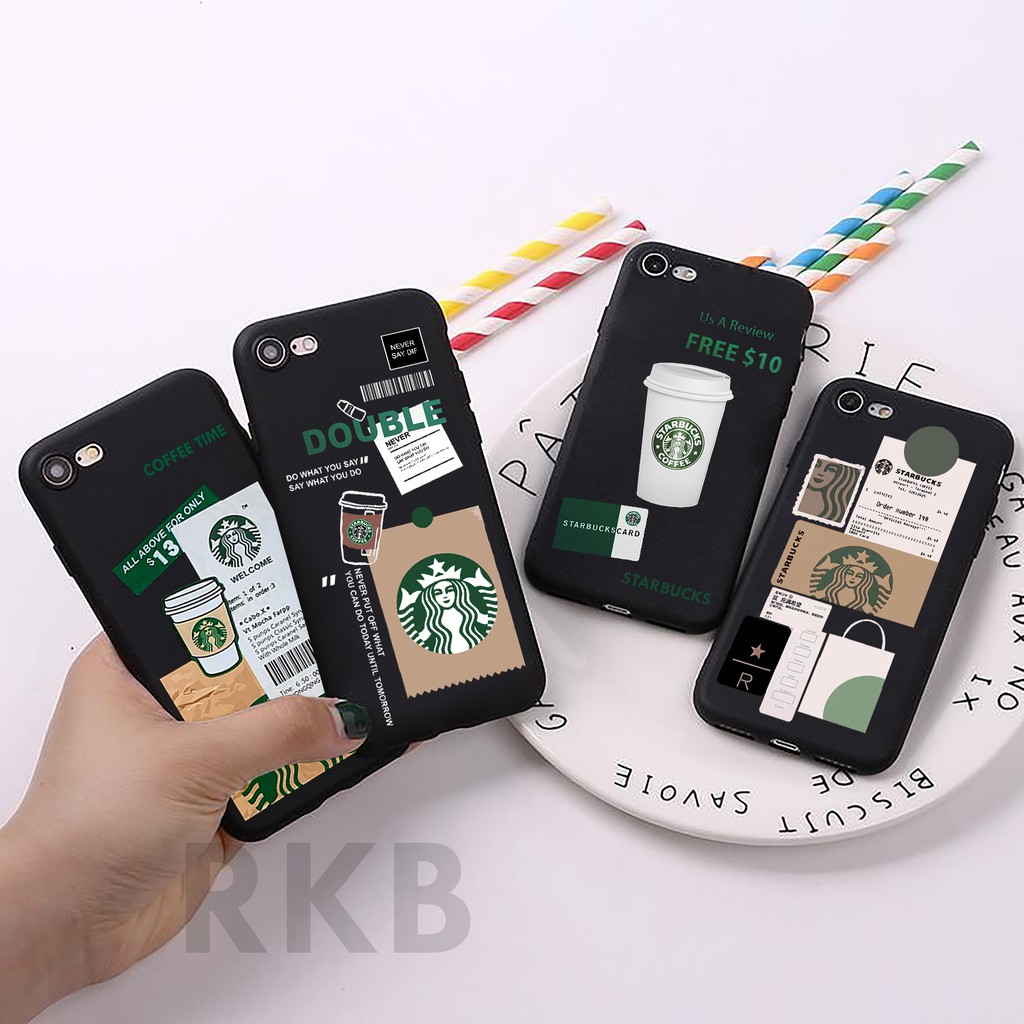 CASING STARBUCKS SOFTCASE SILIKON CASE OPPO A53 2020 A74 4G 5G RENO 5 RENO 6 OPPO A54 OPPO A16 A15 A